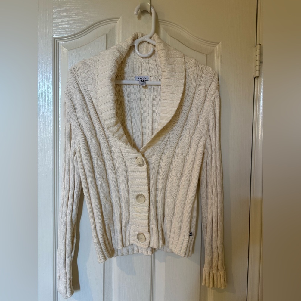 Misses Izod Cropped sweater, size large